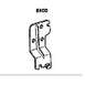 1993 Ford Bronco - This is a diagram of a specific transmission bracket, labeled E4OD.