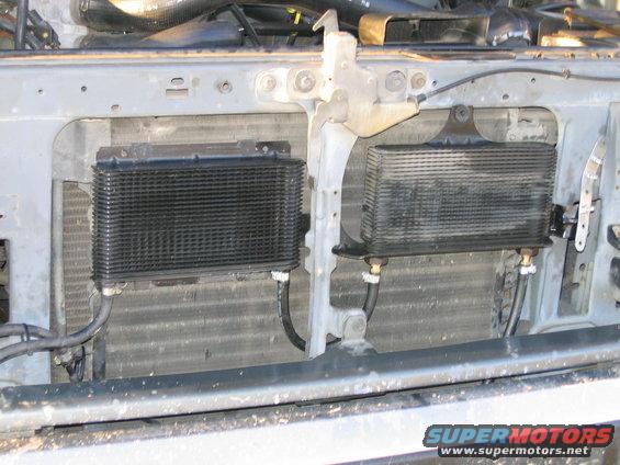 Transmission cooler installation