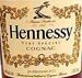 Close-up of Hennessy VSOP Cognac label with ornate gold scrollwork