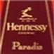 1997 Ford Crown Victoria - The label on a bottle of Hennessy Paradis cognac is shown in detail.