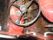 1952 Ford Pickup - Close-up view of the driver's side interior, highlighting the steering wheel and dashboard instruments.