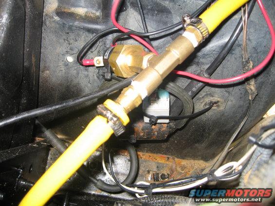 Here is the pressure switch.  it mounted inline with the section of hose that runs out the front.  Its hidden under the storage tray i have intalled.  The grey relay is for york.  