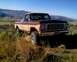 1979 Ford F-150 - This 1979 Ford F-150 pickup truck is shown in a three-quarter front view, parked outdoors with a mountainous landscape behind it.