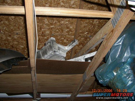 Aluminum part in attic storage
