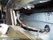 1979 Ford F-150 - view in thru the glove box . . . most of the dash is gutted