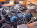 1977 Ford Bronco - Close-up view of an engine bay, showing various components and wiring.