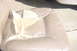 1996 Ford Bronco - The seat bottom panel is badly torn.