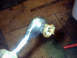 1989 Ford Bronco - My socket after JUST breaking loose the carrier bolts.