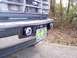 1996 Ford Bronco - Close-up of a Ford truck's front bumper, showing fog lights and a Florida Sheriffs Association license plate.