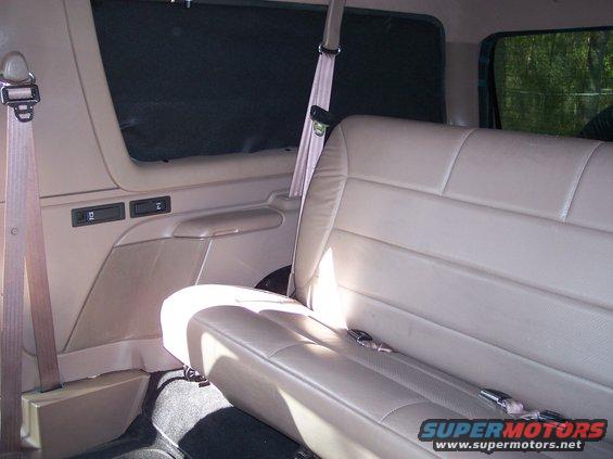 The (unfortunately) unsoiled back seat