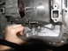 1978 Ford Bronco - Close-up view of transmission linkage and internal components during a tear-down.