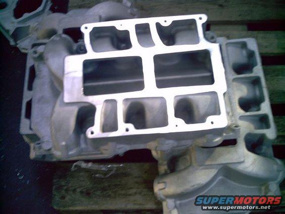 Aluminum intake manifold with multiple ports