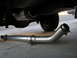 1997 Ford F-250 - Aftermarket exhaust pipe removed from a vehicle.