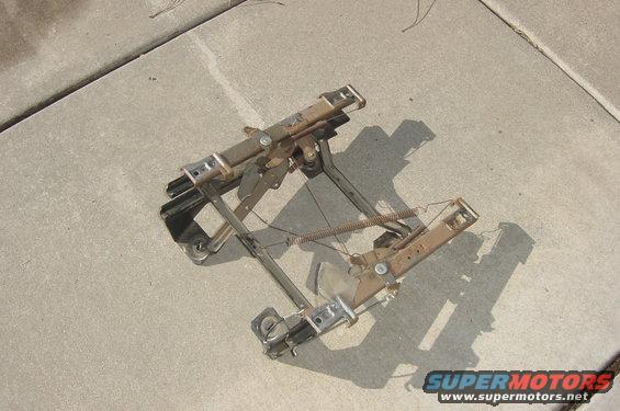 The brackets for the driver's side.