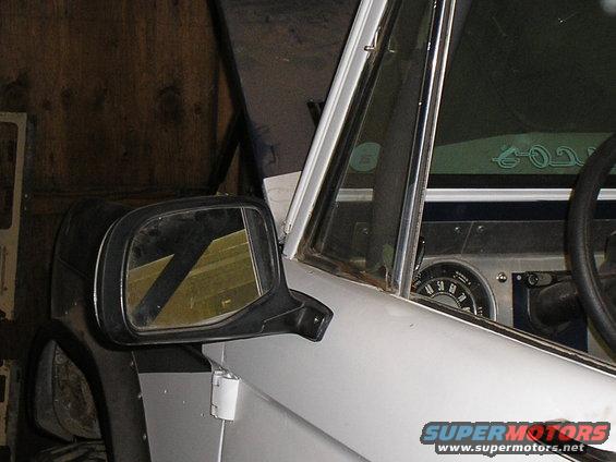 driver view of mirror