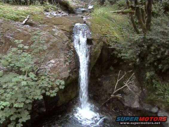 This is a cool waterfall we stop at on the trail