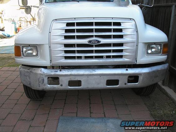 front bumper damage