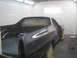 1972 Ford Ranchero - Ford Ranchero undergoing paint work inside a spray booth.