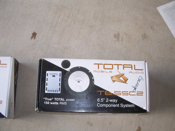 Box for Total Mobile Audio TS5SC2 6.5" 2-way component system, 150 watts RMS