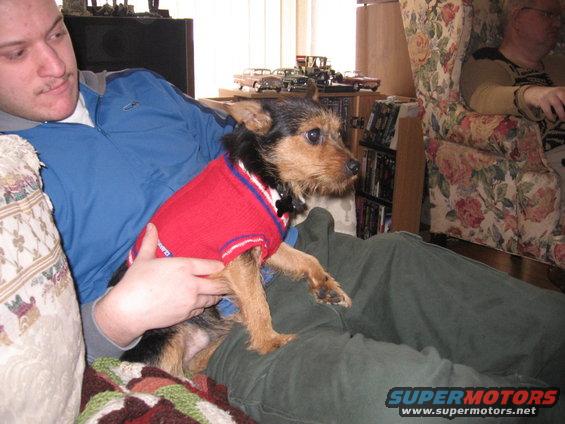 tobi-006.jpg Tobi with Colin in red sweater
Jan. '07