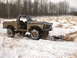 1979 Ford Bronco - Off-road Bronco stuck in snow during winter campout.