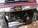 1991 Ford Bronco - This modified Ford truck features a custom suspension system and a "Firefighter 22" license plate.