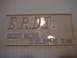 1989 Ford Escort - Embossed sign for E.R.D.T. Escort Racing Development Team.