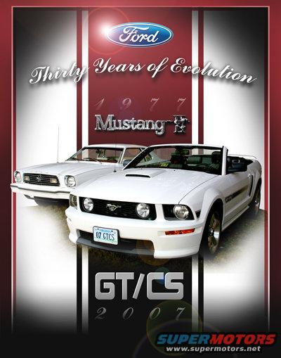 2007 Ford Mustang GT/CS convertible and an earlier model Mustang convertible