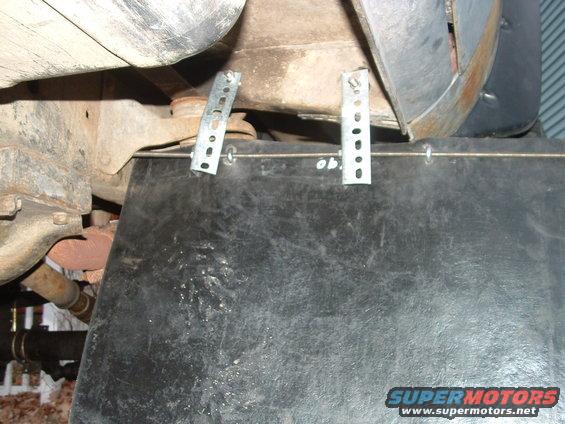 Front Mudflap install just to be legal.. Crappy lookin...