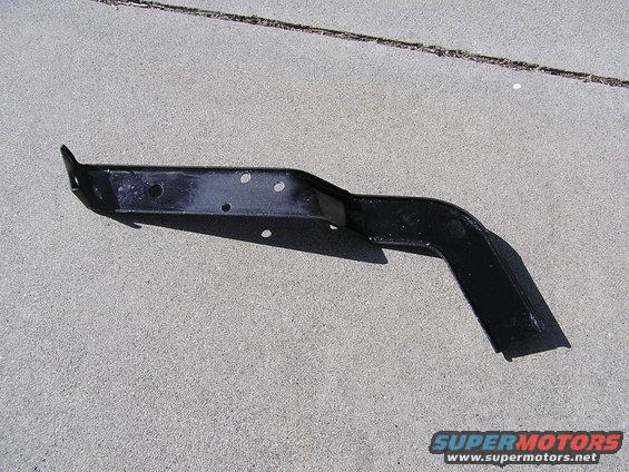 Bracket with holes drilled