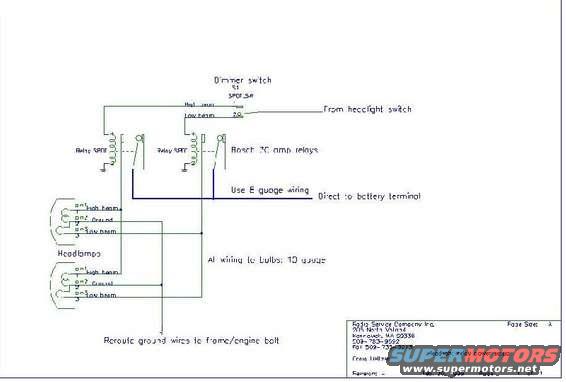 headlite.jpg Headlight wiring to keep low beams on when high beams are turned on.