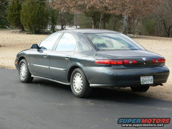Rear view of a 1999 Mercury Sable parked on a driveway
