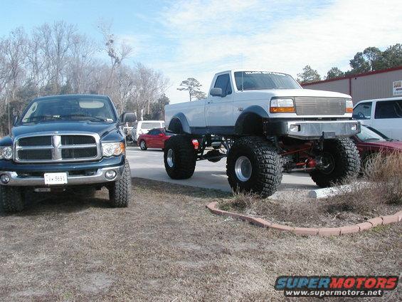 ford from island offroad, makes my 2500 on 34 look tiny