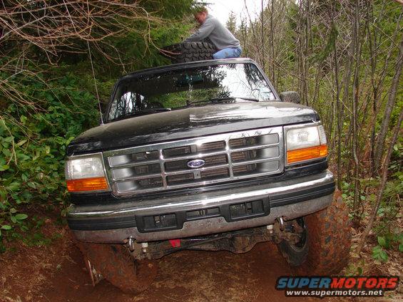 Getting the spare off the top