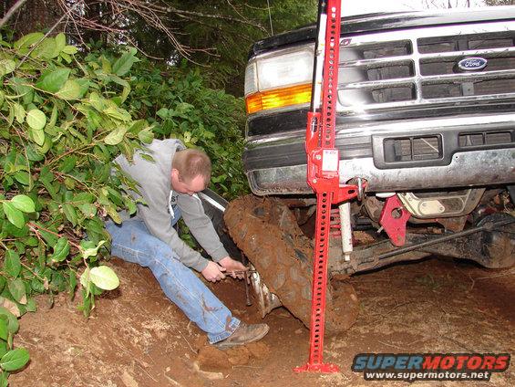 taking the tire off