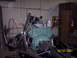 1960 Ford Falcon - Engine and transmission assembly shown in a workshop setting, dated 02/02/2007.