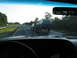 1995 Ford C-350 (Centurion Conversions) - Towing a Ford Bronco on a trailer down the highway. The Bronco appears to be a 1978 model.