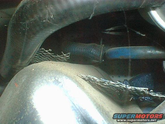 1969 428 PCV crossover nipple angle