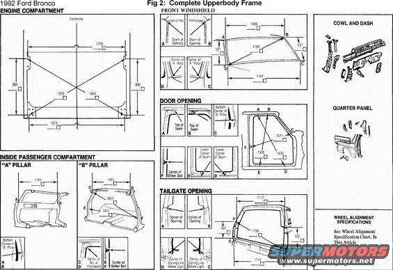 Early ford bronco frame dimensions #8