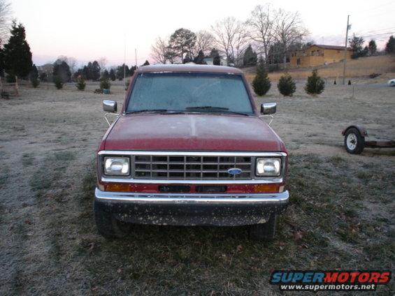1986 Ford pickup truck front view