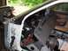 1992 Lincoln Custom - Interior of a car undergoing disassembly, with dashboard and wiring exposed.