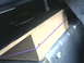 1994 Ford Crown Victoria - When carpet is over it the sub is hidden making it look like its not there. And yes that a bungie cable holding it in p…