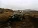 1989 Diahatsu Rocky - In the mud with the disassembled right front wheel