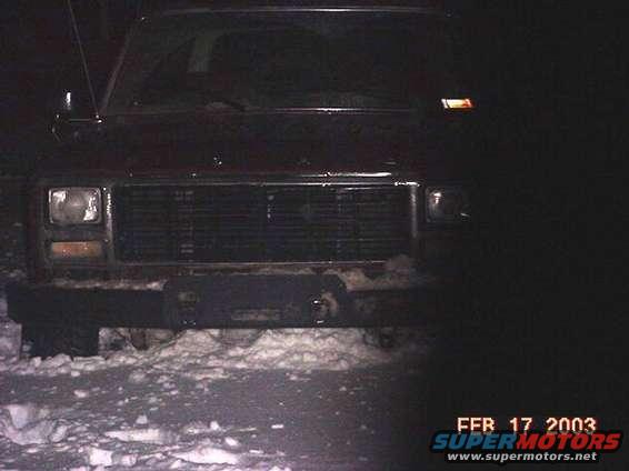 firststuck.jpg this is my first stuck this is what I came home to after a weekend of wheeling at paragon adventure patk when the presidents day storm of 2003 hit dover de