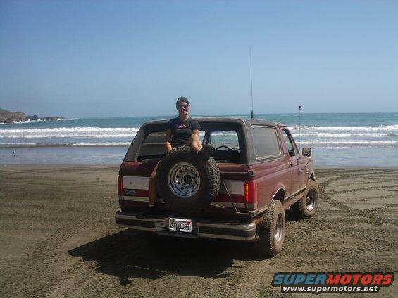 Here is a Bronco we bought on e-bay for 1800 bucks.  I was a total piece of poop.  After 5 days of pre-running, exploring, adding water and fighting super low oil pressure, we returned it to the dealer who completely misrepresented the "low miles, clean one-owner".  He actually bought it back to avoid negative feedback!!   I wouldn't recommend it!!