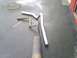 1995 Ford Bronco - stock exhaust next to the new tailpipe