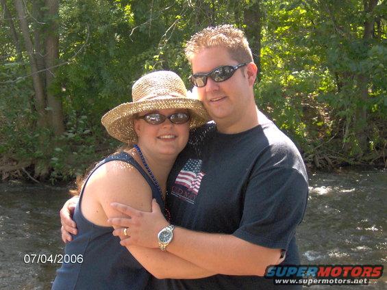 Me and the wife with her new hat
