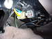 1992 Ford Bronco - The interior wiring harness shows a complex connection of wires, typical of automotive electrical systems.