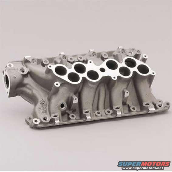 gt40_5.8_lower.jpg GT 40 5.8 / 351 Lower Intake.  Used on the 93-95 Lightning and 95 Cobra R.  1.65" equal runners and no knock sensor.