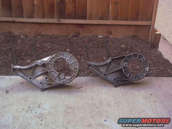 saginaw_brackets.jpg Saginaw bracket on the Left, found on vans.  Or part # F4UZ3C511A for around $45-$50 at your local Dealer